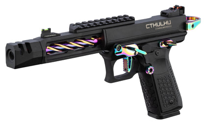 LANCER TACTICAL TANDEMKROSS CTHULHU BLACK / RAINBOW GBB PISTOL