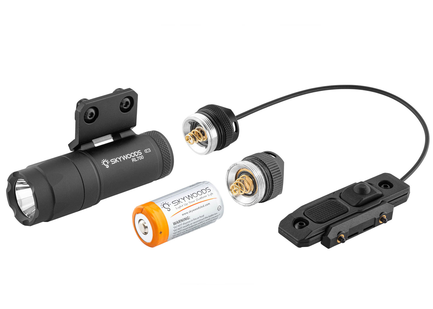 SKYWOODS RL700 COMPACT TACTICAL LIGHT RIS MOUNT 570 LUMENS