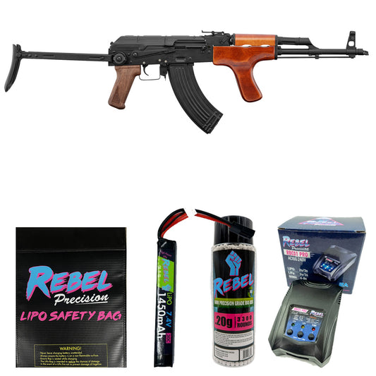 DOUBLE BELL AK AIMS "ROMANIAN"  STEEL & WOOD COMBO