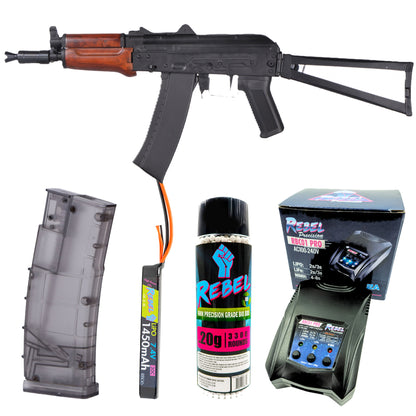 RAVEN EVOLUTION ORE AKS74U AEG (REAL WOOD) COMBO PACK