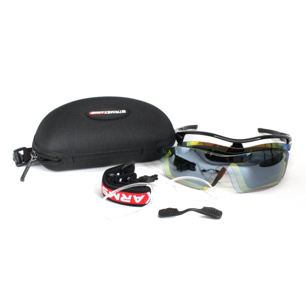 TA ELITE COMBAT EYEWEAR IMPACT RESISTANT MULTI LENS GLASSES KIT