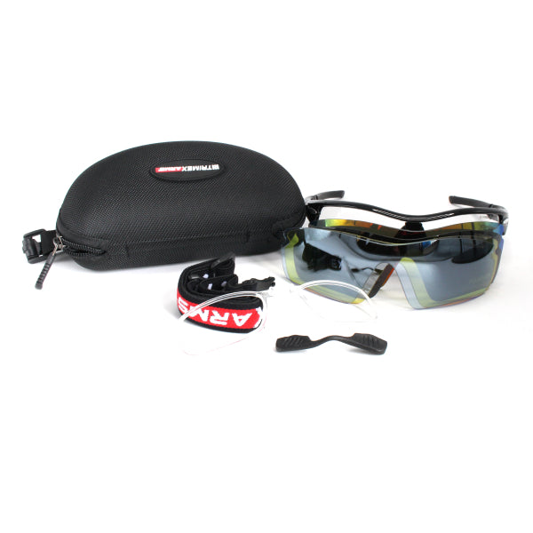 TA ELITE COMBAT EYEWEAR IMPACT RESISTANT MULTI LENS GLASSES KIT