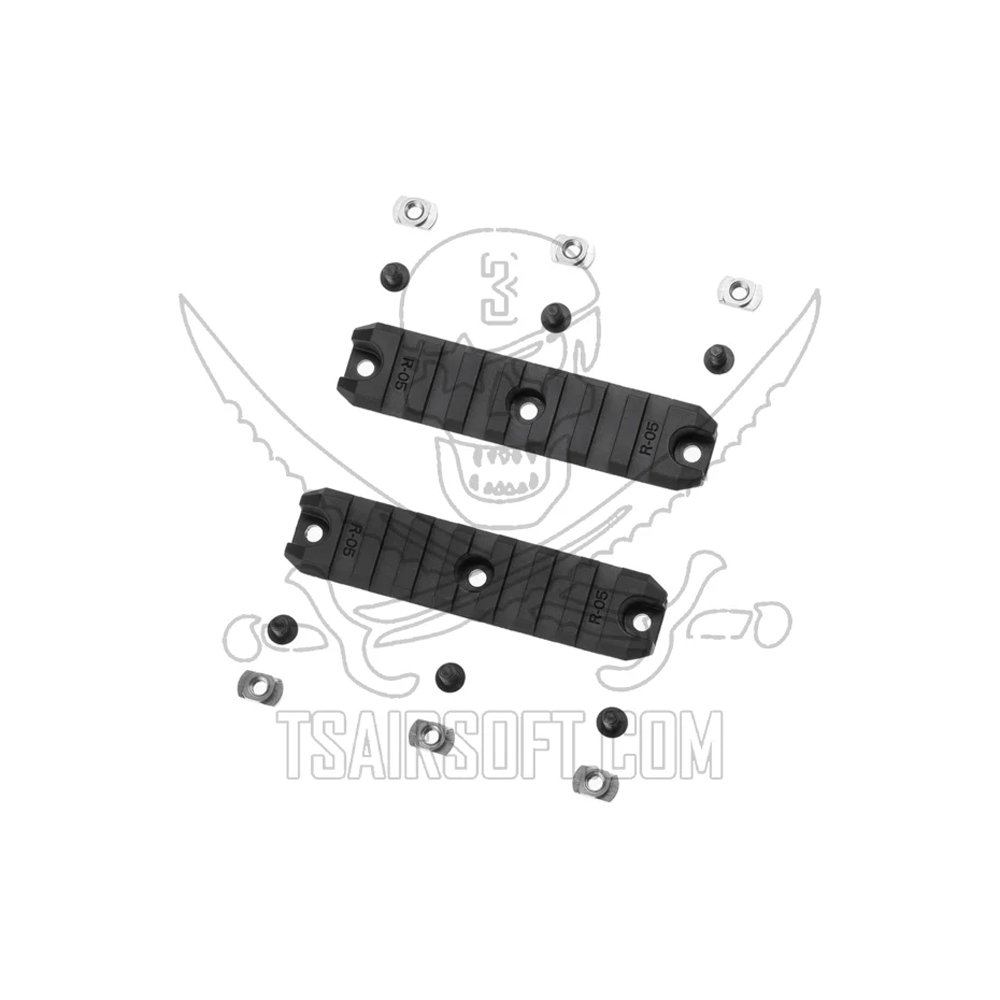 ARES / AMOEBA  5" M-LOK RAIL SEGMENTS X 2