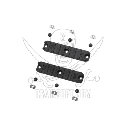 ARES / AMOEBA  5" M-LOK RAIL SEGMENTS X 2