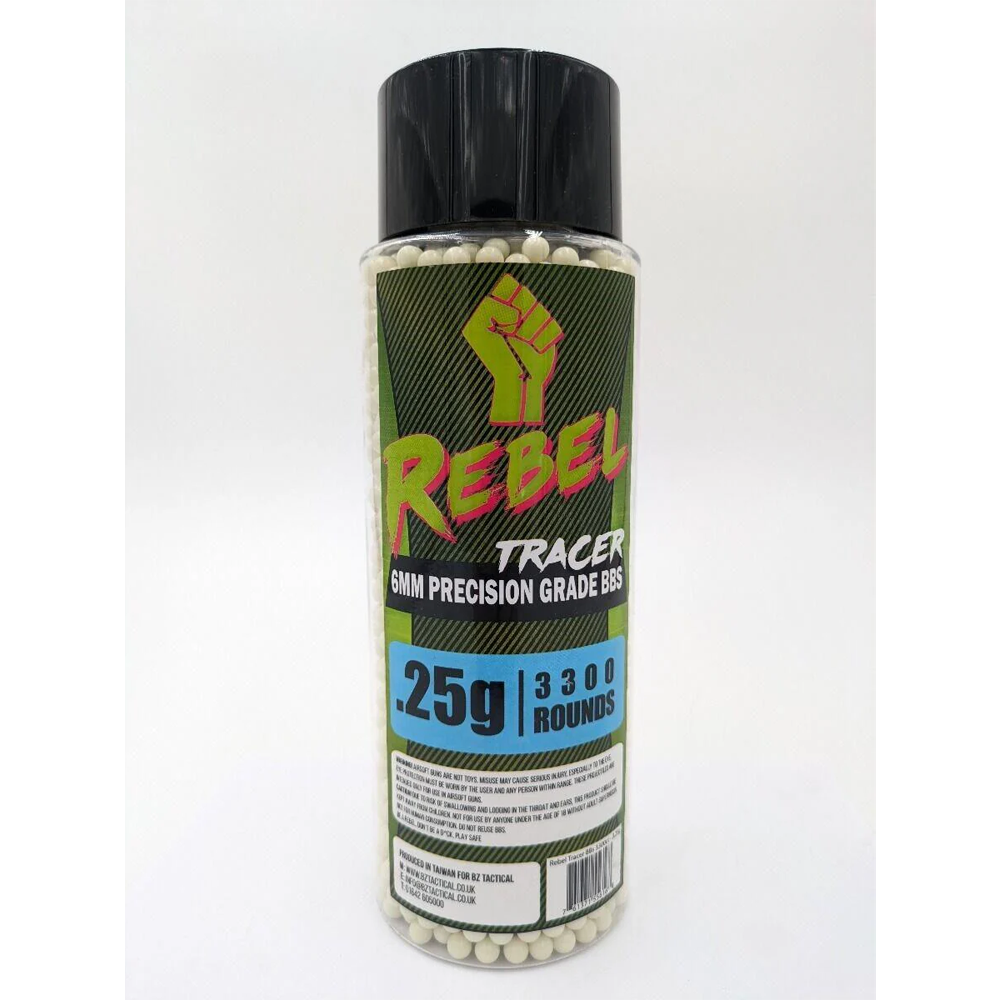 REBEL PRECISION 6MM BB 0.25G TRACER