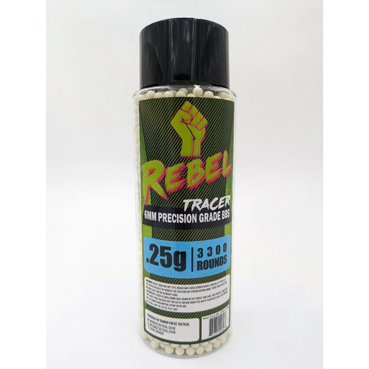REBEL PRECISION 6MM BB 0.25G TRACER