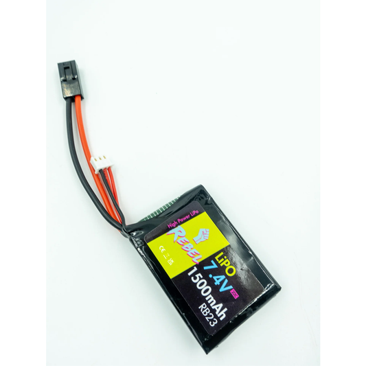 REBEL 7.4V 1500MAH PEQ TAMIYA CONNECTOR
