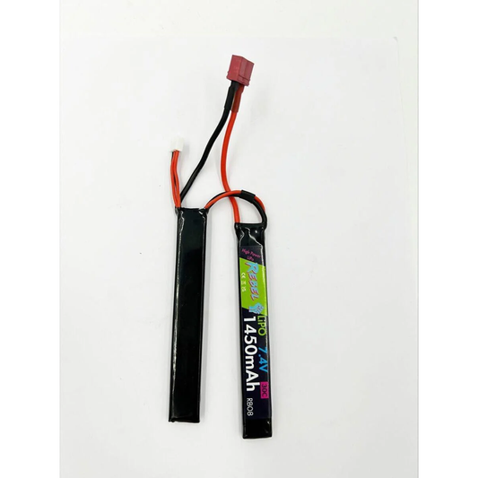 REBEL 7.4V 1450mAh 30C NUNCHUCK LIPO DEANS