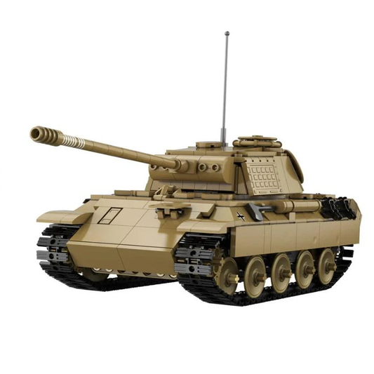 CADA MASTER RC BRICK MODEL PANTHER TANK - 907 PIECES
