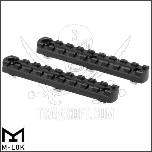 ARES / AMOEBA  4" M-LOK RAIL SEGMENTS X 2