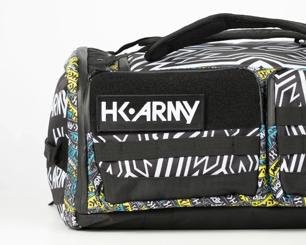 HK Large Typeface Patch - White