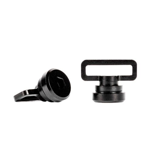HK Army Aluminium Chin Strap Screw Set - Black (Proflex)