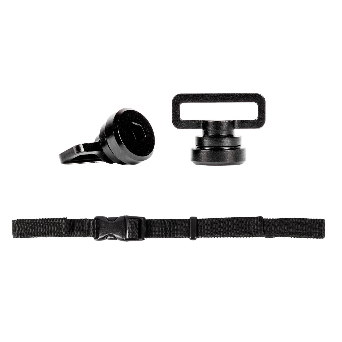 HK Army Aluminum Chin Strap Screw Set + Standard Universal Chin Strap Combo (Proflex)