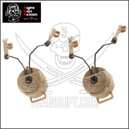 COMTAC ARC ADAPTORS - FAST HELMET - TAN