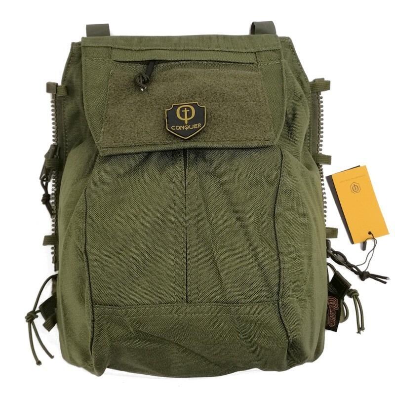 CONQUER C3 EXPERT BACK PANEL OD GREEN