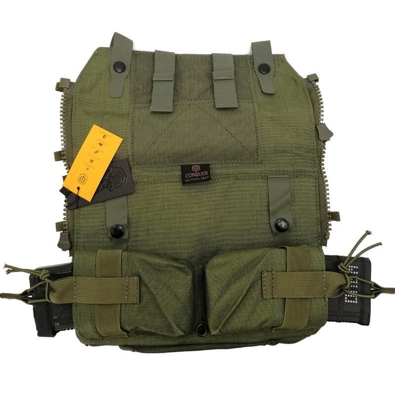 CONQUER C3 EXPERT BACK PANEL OD GREEN