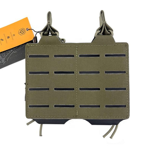 CONQUER DOUBLE RIFLE MAG POUCH RANGER GREEN