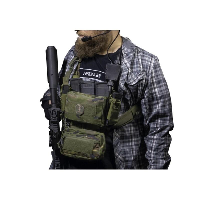 CONQUER MICRO CHEST RIG MPC SERIES SPANISH WOODLAND