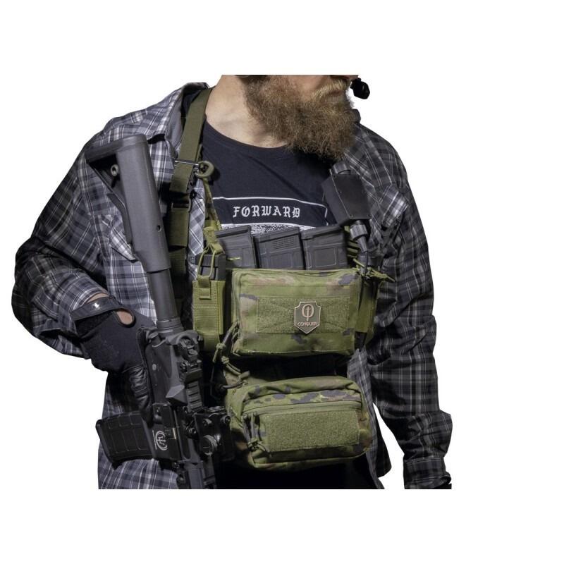 CONQUER MICRO CHEST RIG MPC SERIES SPANISH WOODLAND