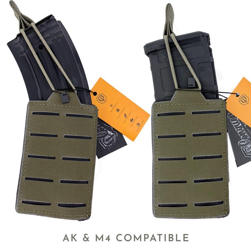 CONQUER SINGLE RIFLE MAG POUCH RANGER GREEN