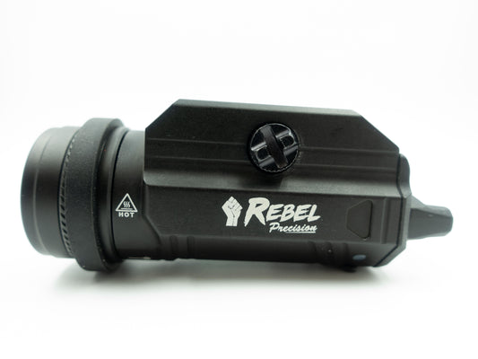 REBEL TACTICAL FLASHLIGHT AND LASER - 1200 LUMENS