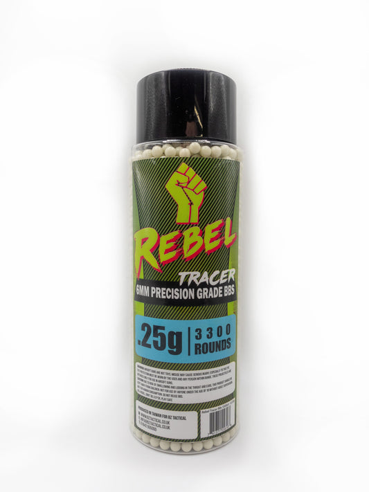 REBEL PRECISION TRACER 20 X 0.25G 3300 BOTTLE