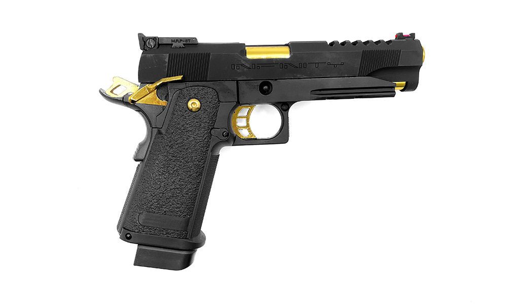 E&C HI CAPA 5.1 GOLD MATCH GBB PISTOL