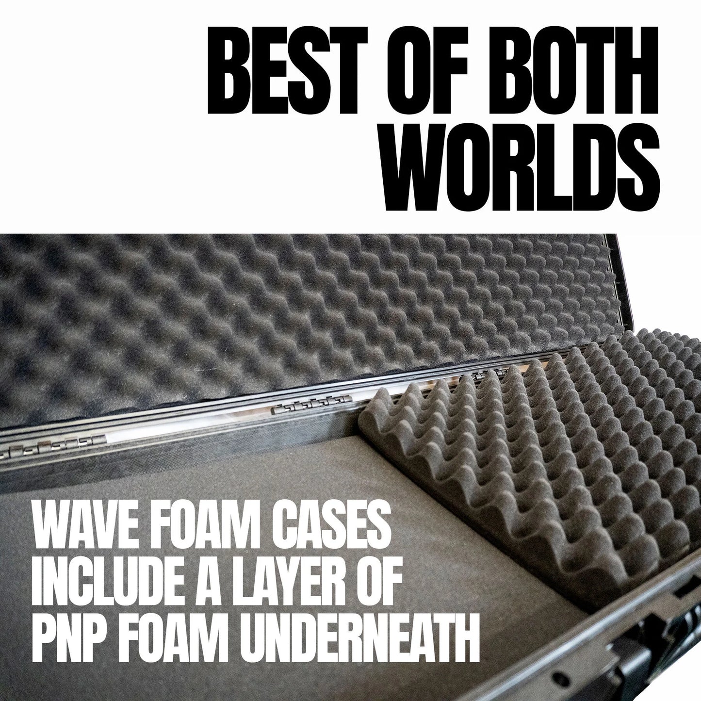 REBEL PRECISION SMALL POLYMER HARD CASE WAVE FOAM