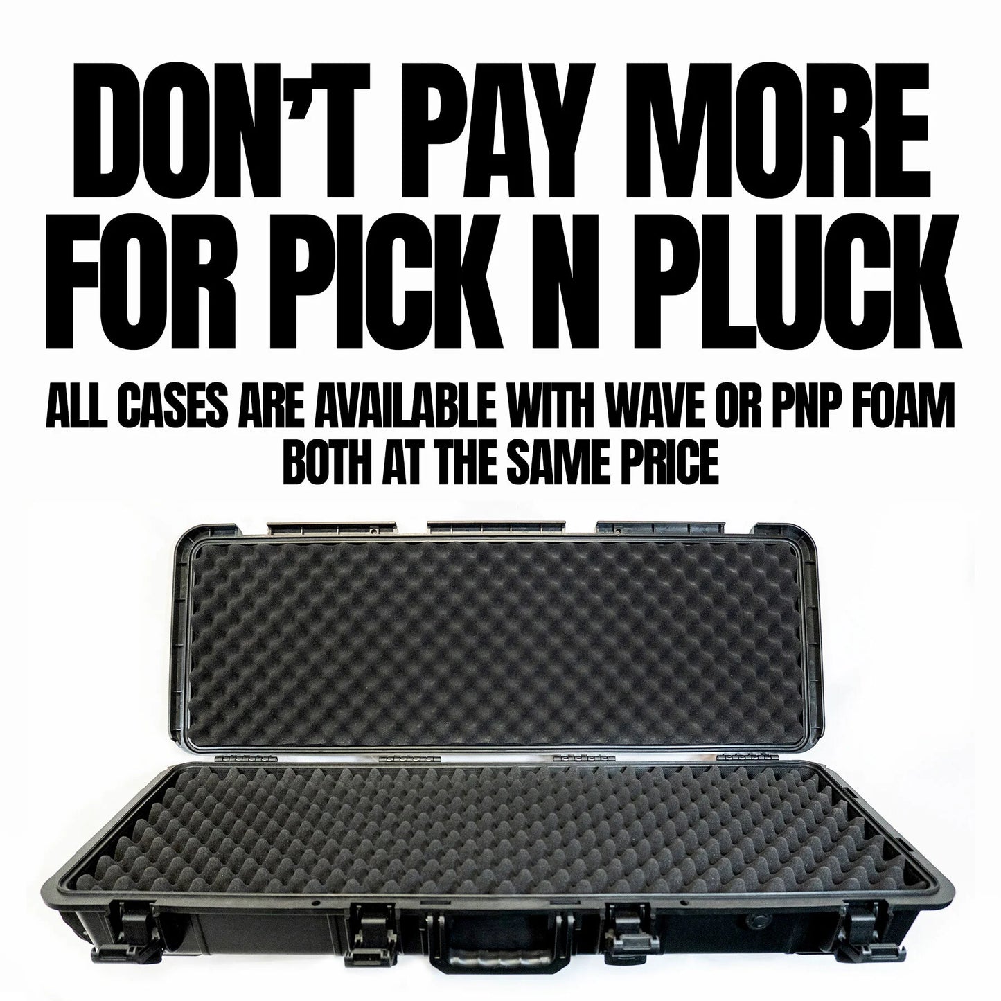 REBEL PRECISION SMALL POLYMER HARD CASE WAVE FOAM