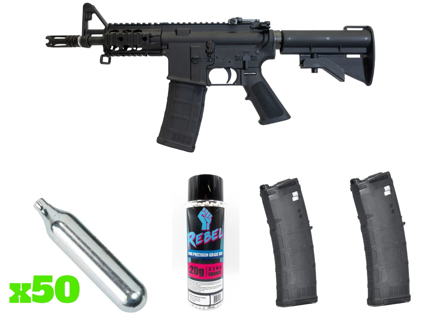 VFC VR16 Stubby GBBR EU version CO2 Bundle