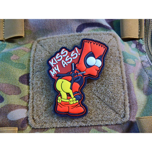JTG 3D RUBBER PATCH DPS "KISS MY ASS" BARTPOOL