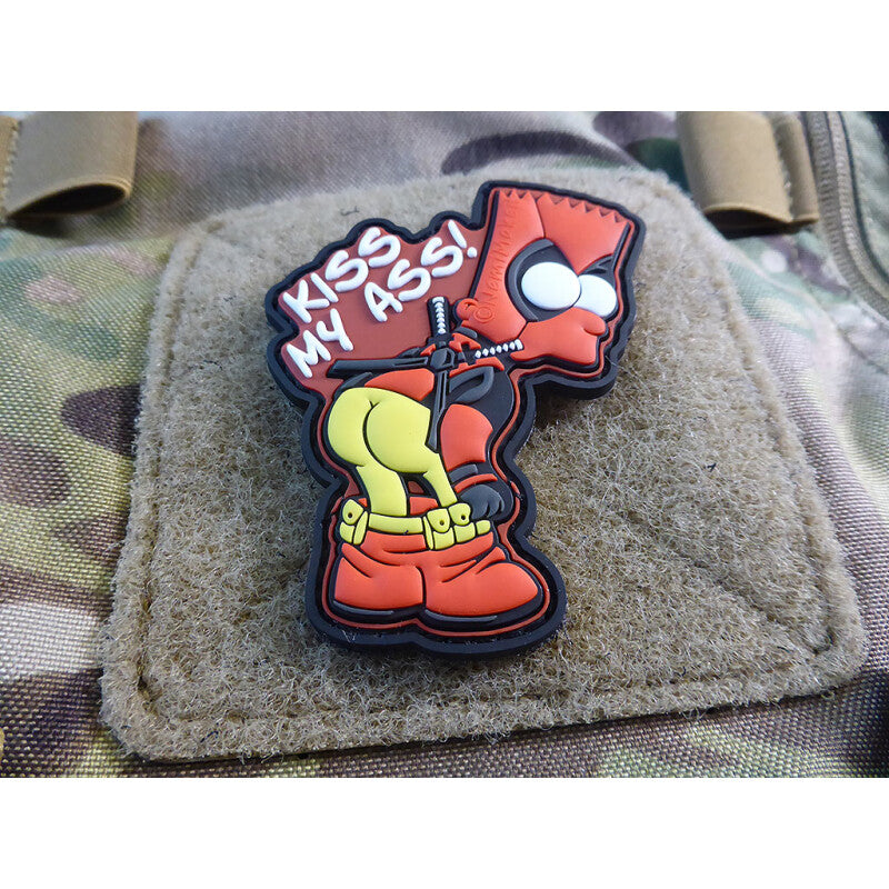 JTG 3D RUBBER PATCH DPS "KISS MY ASS" BARTPOOL