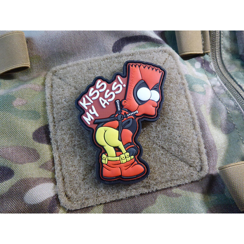 JTG 3D RUBBER PATCH DPS "KISS MY ASS" BARTPOOL