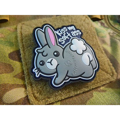 JTG 3D RUBBER PATCH "KISS MY SOFT ASS"
