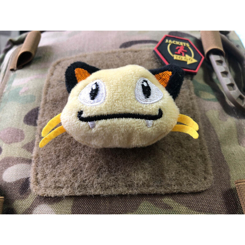 JTG FABRIC VELCRO BACKED PLUSH PATCH "YELLOW FACE"
