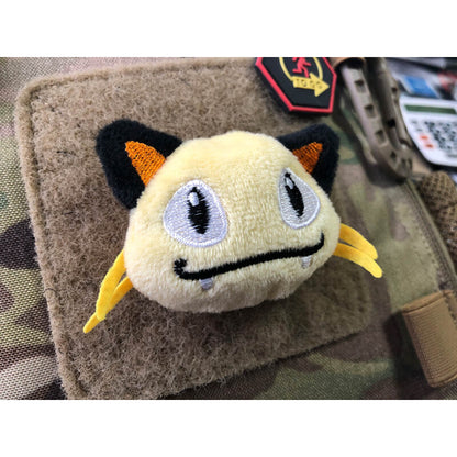 JTG FABRIC VELCRO BACKED PLUSH PATCH "YELLOW FACE"