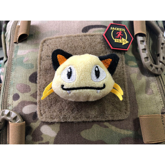 JTG FABRIC VELCRO BACKED PLUSH PATCH "YELLOW FACE"