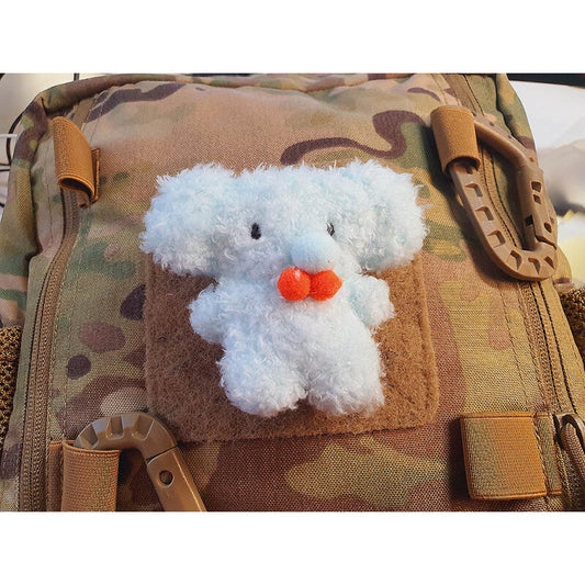 JTG FABRIC VELCRO BACKED PLUSH PATCH "ELPHY"