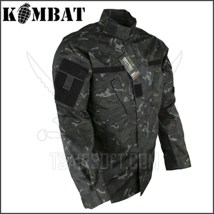 KOMBAT ASSAULT SHIRT - ACU STYLE - BTP BLACK