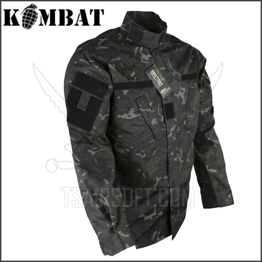 KOMBAT ASSAULT SHIRT - ACU STYLE - BTP BLACK
