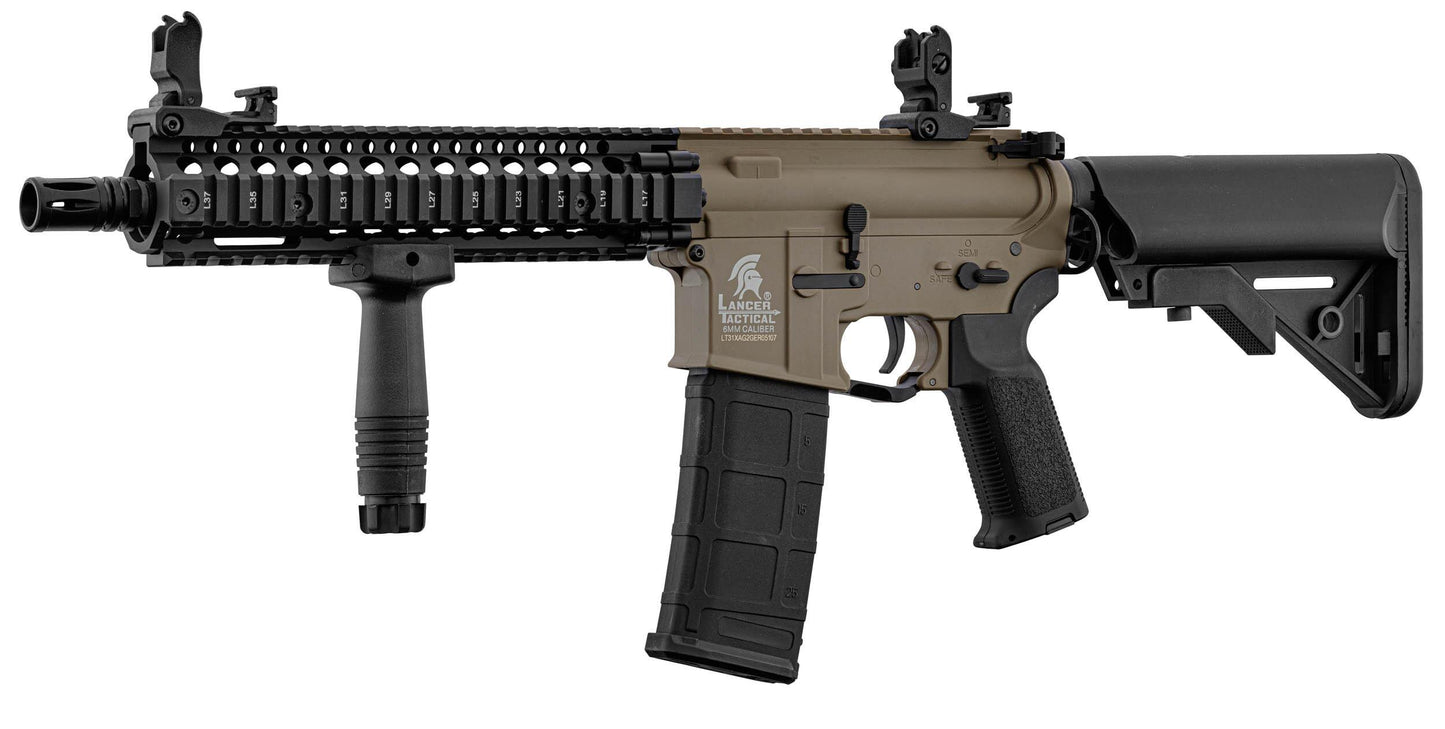 LANCER TACTICAL LT-18 GEN 2 MK18 BLACK / TAN - LTD EDITION