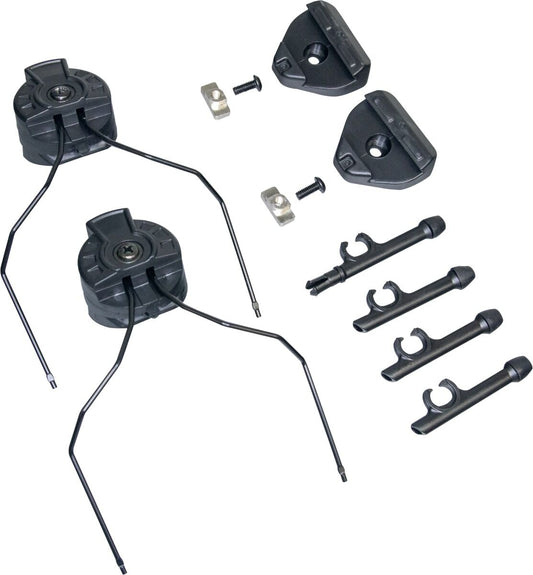 EARMOR M13 M-LOCK HELMET RAIL ADAPTORS 3M PELTOR BLACK