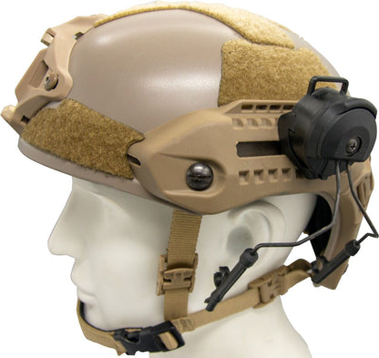 EARMOR M13 M-LOCK HELMET RAIL ADAPTORS BLACK