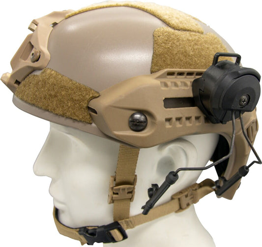 EARMOR M13 M-LOCK HELMET RAIL ADAPTORS BLACK