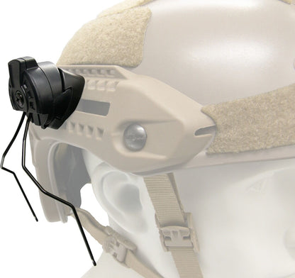 EARMOR M13 M-LOCK HELMET RAIL ADAPTORS BLACK