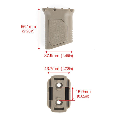 MP VERTICAL GRIP FOR M-LOK CABLE MANAGEMENT SHORT TAN