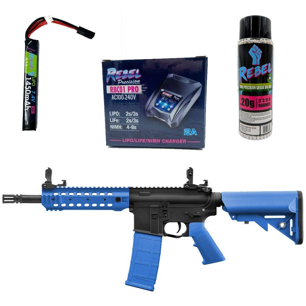 NUPROL PIONEER DELTA JACKAL AEG RIFLE (TWO TONE) - COMBO PACK