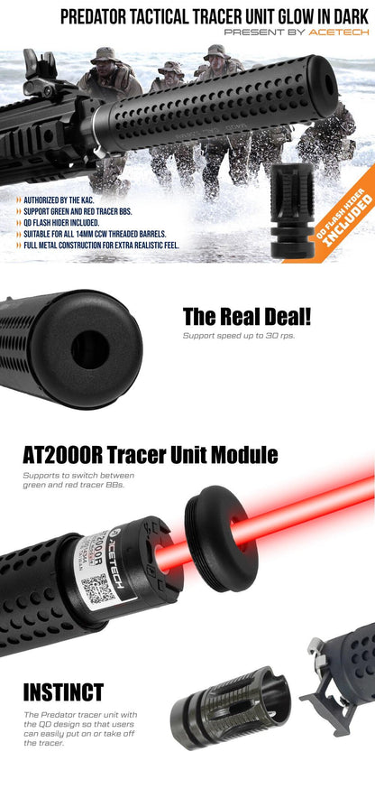 ACETECH PREDATOR QD TRACER UNIT (RED & GREEN TRACER)
