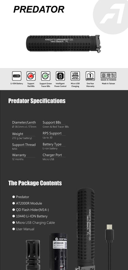 ACETECH PREDATOR QD TRACER UNIT (RED & GREEN TRACER)