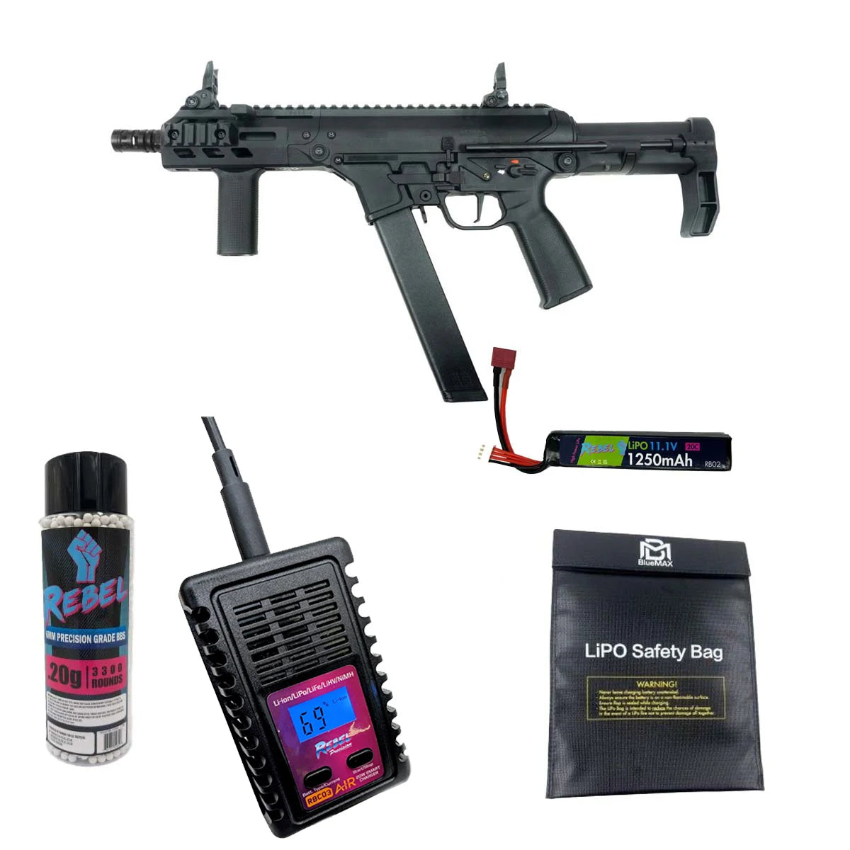 KWA Originals: RAINE-4 AEG Rifle Bundle